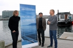 Fra venstre til højre, CEO Boatflex Jakob Bojesen, COO Boatflex Arvid Sihm, CEO Shorthand Morten Brandt